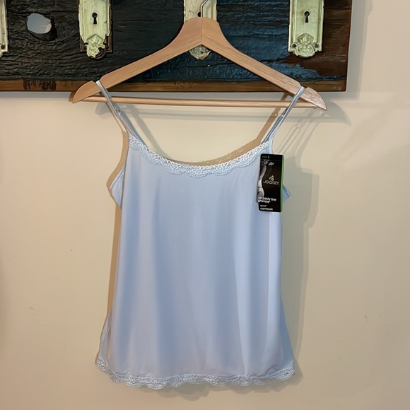 2/$12 Jockey Light Blue Camisole Size Large - Picture 2 of 13